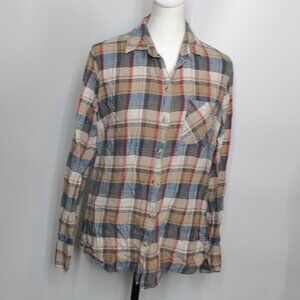 Field & Stream Women's Plaid Button Down Size Small